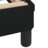 Cama con colchón de tela negro 180x200