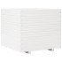 Jardinera de madera maciza de pino blanca 80x80x72