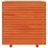 Jardinera madera maciza de pino marrón cera 70x40x72
