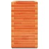 Jardinera madera maciza de pino marrón cera 70x40x72