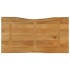 Tablero de mesa borde natural madera maciza mango 100x60x2,5