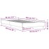 Estructura de cama contrachapada roble ahumado 90x200