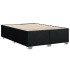 Cama box spring con colchón tela negro 140x200