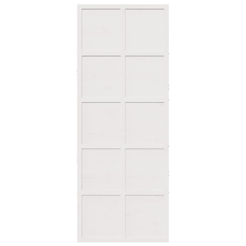 Puerta de granero madera maciza pino blanca 80x208