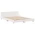 Estructura de cama sin colchón madera maciza de pino 160x200