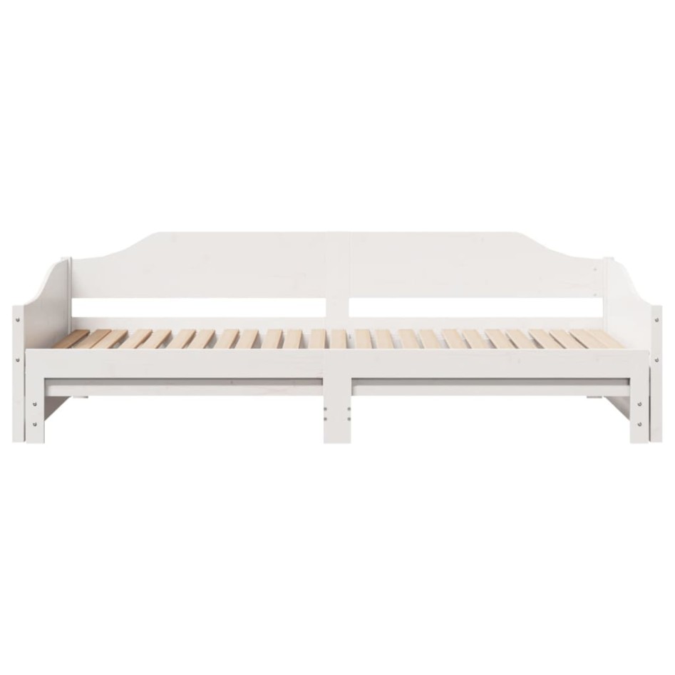 Sofá cama nido madera maciza de pino blanco 80x200