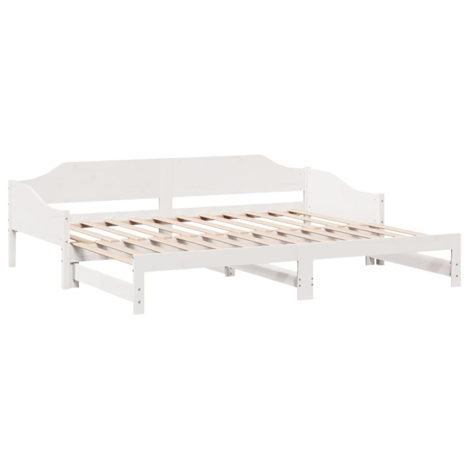 Sofá cama nido madera maciza de pino blanco 80x200