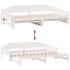 Sofá cama nido madera maciza de pino blanco 80x200