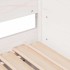 Sofá cama nido madera maciza de pino blanco 80x200