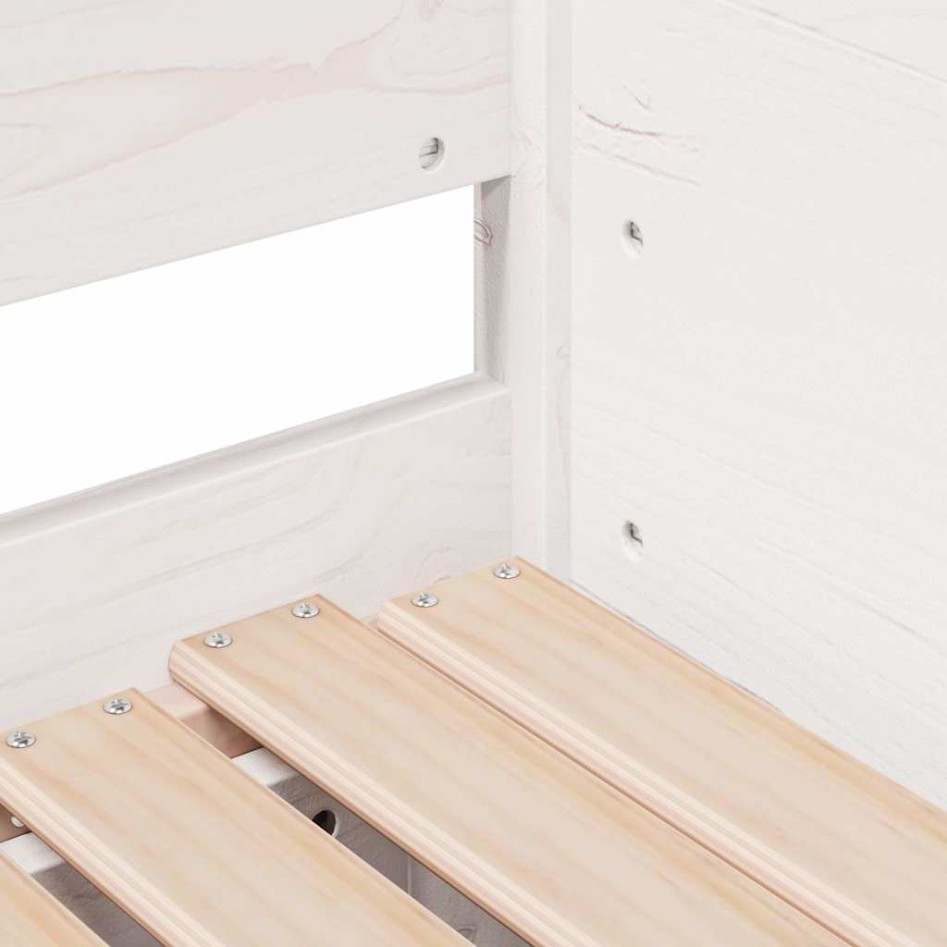 Sofá cama nido madera maciza de pino blanco 80x200