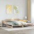 Sofá cama nido sin colchón madera maciza 90x190