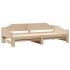 Sofá cama nido sin colchón madera maciza 90x190
