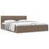 Cama canapé hidráulica almacenaje sin colchón taupe 160x200