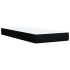 Cama box spring con colchón tela negro 90x200