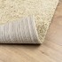 Alfombra de pelo largo moderna dorado 240x240