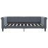 Sofá cama terciopelo gris oscuro 90x190