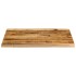Tablero de mesa borde natural madera maciza mango 100x80x2,5