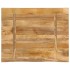 Tablero de mesa borde natural madera maciza mango 100x80x2,5