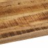 Tablero de mesa borde natural madera maciza mango 100x80x2,5