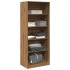 Armario de madera de ingeniería roble artesanal 80x50x200