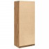 Armario de madera de ingeniería roble artesanal 80x50x200