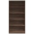 Armario madera contrachapada color roble marrón 100x50x200