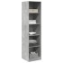 Armario de madera contrachapada gris hormigón 50x50x200