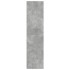 Armario de madera contrachapada gris hormigón 50x50x200