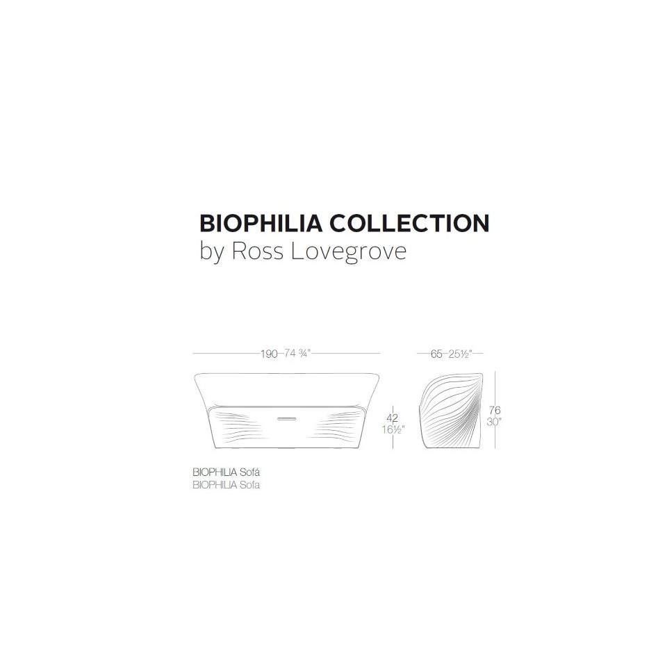 Sofá Biophilia by Vondom