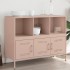 Aparador acero rosa 100,5x39x79