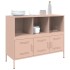 Aparador acero rosa 100,5x39x79