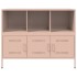 Aparador acero rosa 100,5x39x79