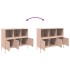 Aparador acero rosa 100,5x39x79