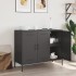 Aparador acero negro 100,5x39x79