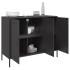 Aparador acero negro 100,5x39x79