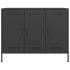 Aparador acero negro 100,5x39x79