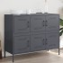 Aparador acero gris antracita 100,5x39x79