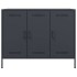 Aparador acero gris antracita 100,5x39x79