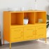 Aparador acero amarillo mostaza 100,5x39x79