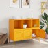 Aparador acero amarillo mostaza 100,5x39x79