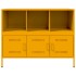 Aparador acero amarillo mostaza 100,5x39x79
