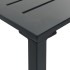 Juego de mesa alta y taburetes de jardín 7 piezas acero