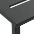 Juego de mesa alta y taburetes de jardín 5 piezas acero