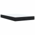 Cama box spring con colchón terciopelo negro 120x190