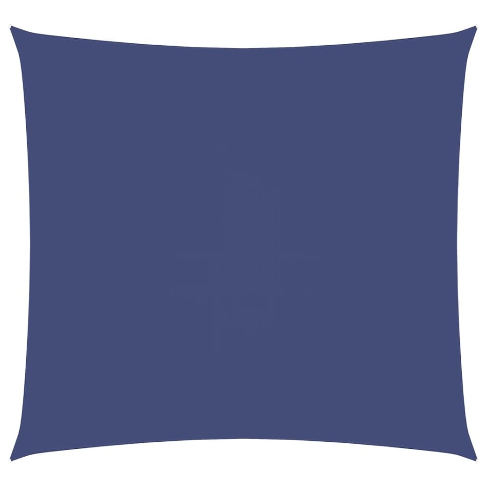 Toldo de vela cuadrado tela Oxford azul 7x7