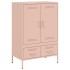 Aparador acero rosa 68x39x101,5