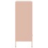 Aparador acero rosa 68x39x101,5