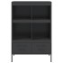 Aparador acero negro 68x39x101,5