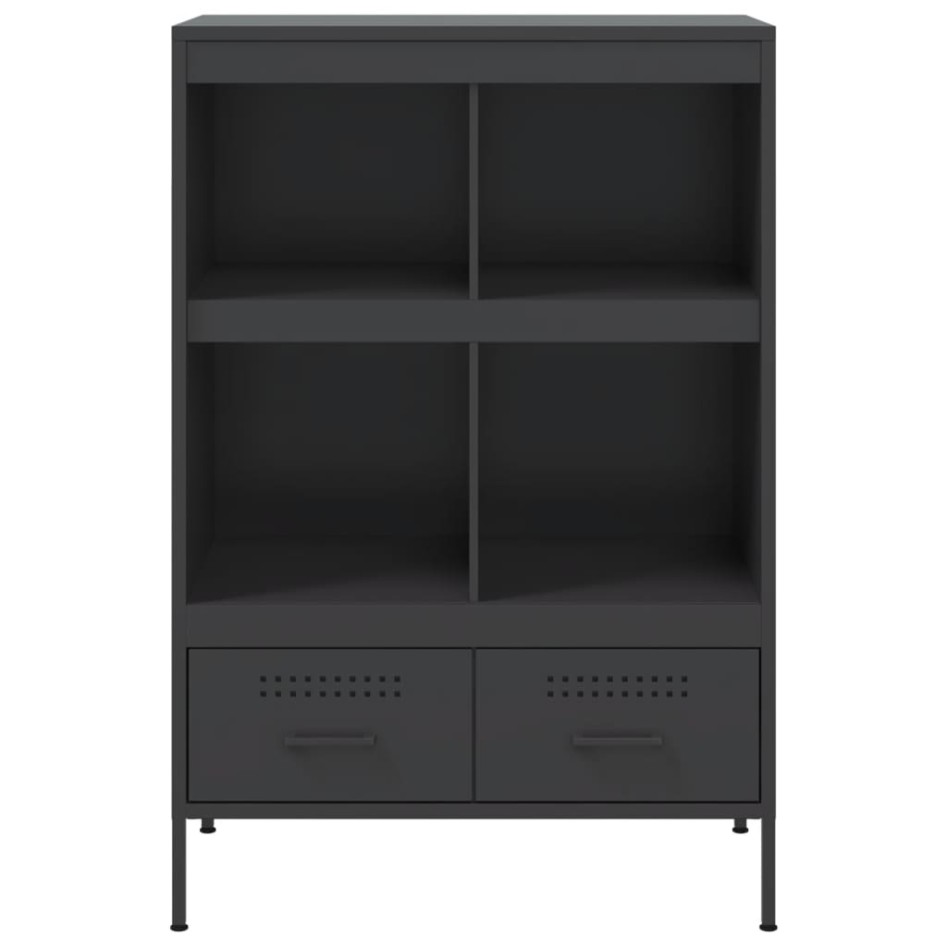 Aparador acero negro 68x39x101,5