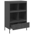 Aparador acero negro 68x39x101,5